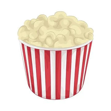 Illustration of Popcorn Stock Illustration