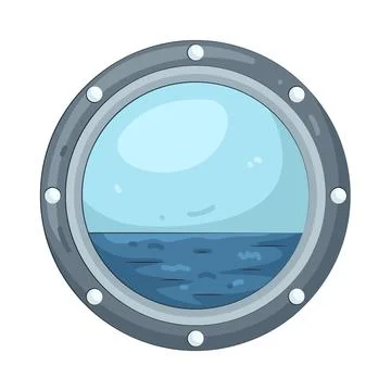 Illustration of porthole Stock Illustration