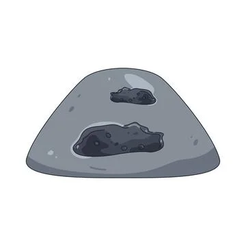 Illustration of Pothole damage Stock Illustration