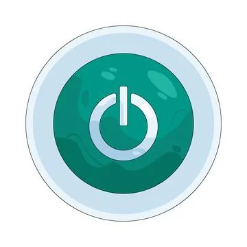 Illustration of power button Stock Illustration