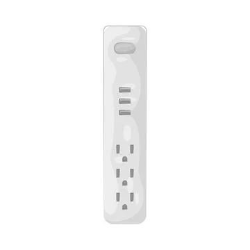 Illustration of power strip Illustrazione stock