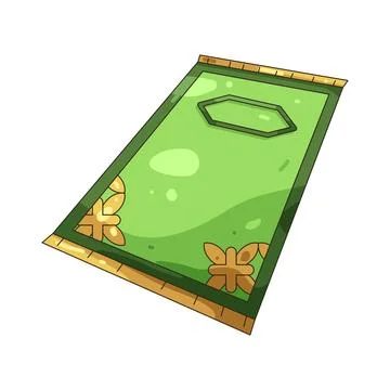 Illustration of prayer mat Stock Illustration