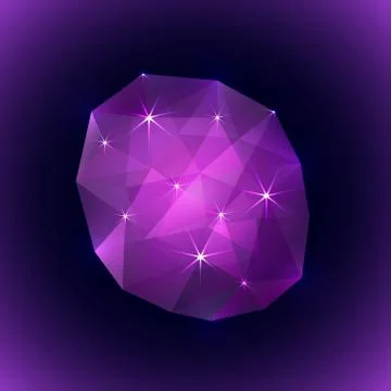 Illustration of precious gemstone Stock Illustration