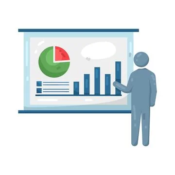Illustration of Presentation Stock Illustration