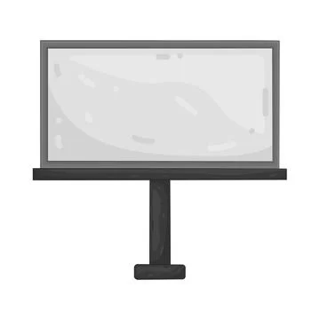 Illustration of presentation screen Stock Illustration