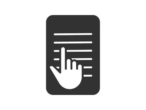 Illustration presenting a vector icon depicting documents, suitable for both  Illustrazione stock