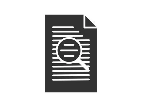 Illustration presenting a vector icon depicting documents, suitable for both  Stock Illustration