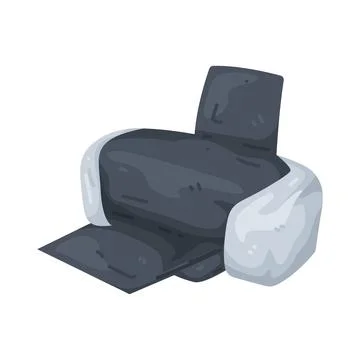 Illustration of printer Illustrazione stock