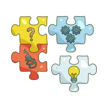 Illustration of Problem solving Illustrazione stock