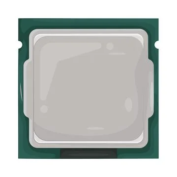 Illustration of processor Stock Illustration