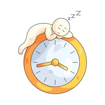 Illustration of Procrastination Stock Illustration