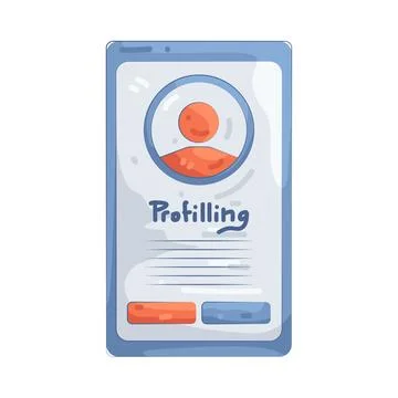 Illustration of Profiling Stock Illustration