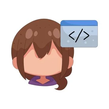 Illustration of programmer Stock-Illustration