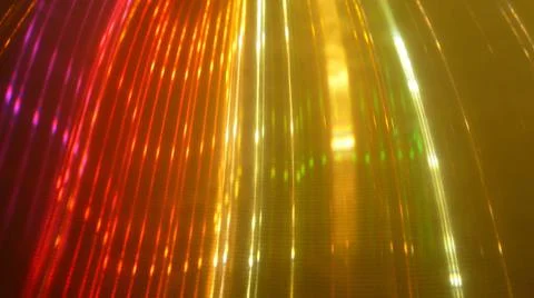 Illustration of progressive rhythm of dark red and yellow light trails Stock Illustration