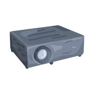 Illustration of projector Stock Illustration