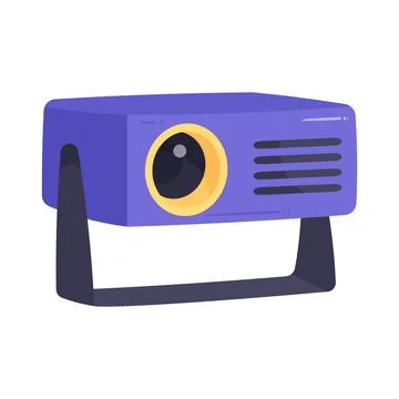 Illustration of projector screen Stock Illustration