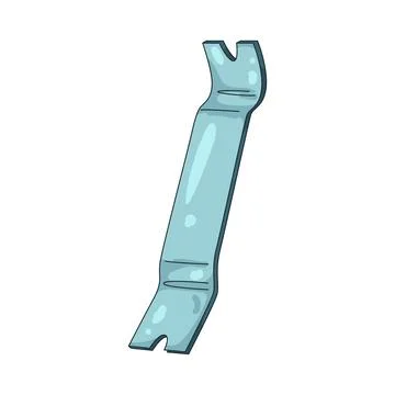 Illustration of pry tool Stock Illustration