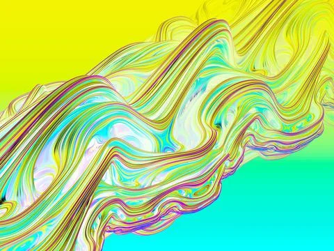 Illustration of a psychedelic pattern background Stock Illustration