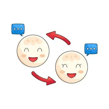 Illustration of Public relations Stock Illustration
