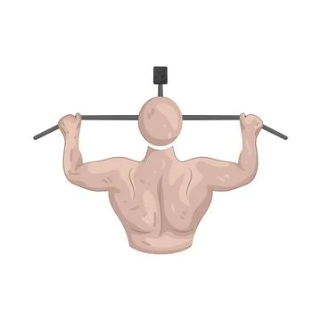 Illustration of pull-up Stock Illustration