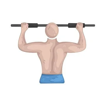 Illustration of pull-up Stock Illustration