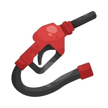 Illustration of pump nozzle Stock Illustration