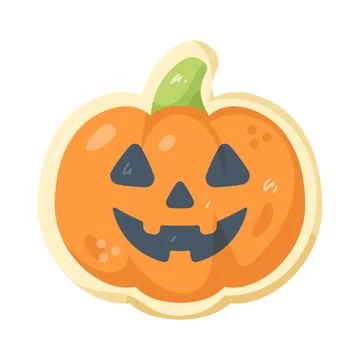 Illustration of pumpkin cookie イラスト素材