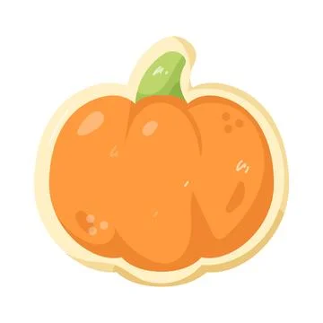 Illustration of pumpkin cookie イラスト素材