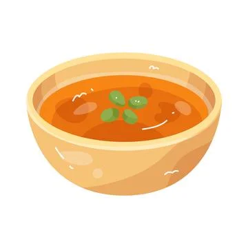 Illustration of Pumpkin soup Stock Illustration