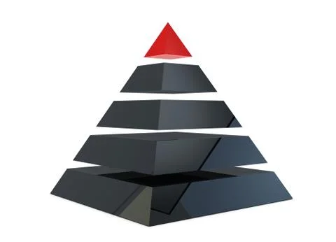 Illustration of a pyramid Stock Illustration