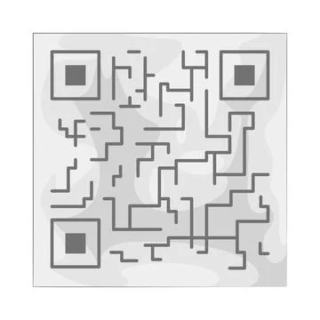 Illustration of QR code Illustration
