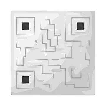 Illustration of QR code Illustration