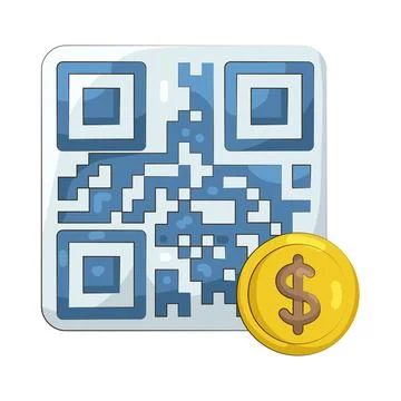 Illustration of QR code Stock Illustration