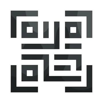 Illustration of QR code イラスト素材
