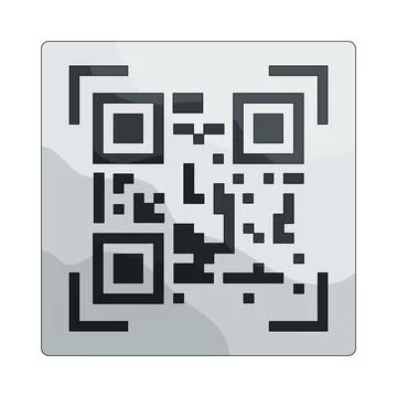 Illustration of QR code Stock Illustration