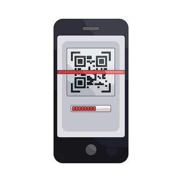 Illustration of QR code Stock Illustration