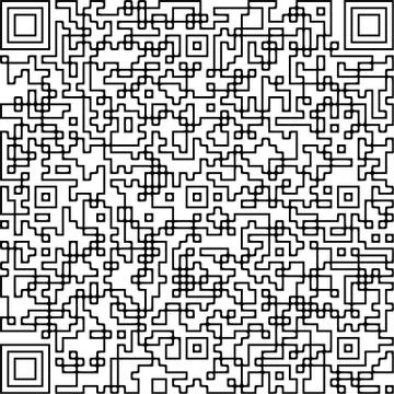 Illustration QR code 스톡 사진
