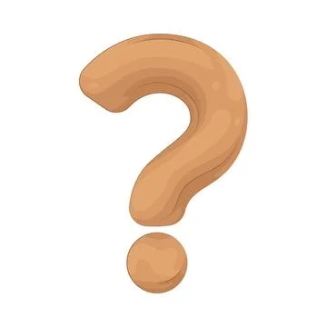 Illustration of question mark Illustrazione stock