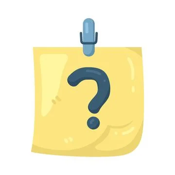 Illustration of question mark Ilustração Stock