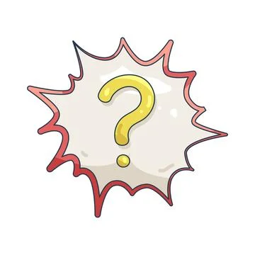 Illustration of question mark Stock Illustration