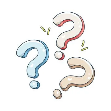 Illustration of question mark Stock Illustration