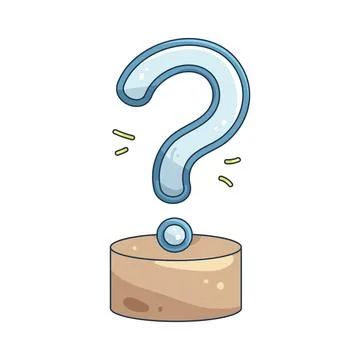 Illustration of question mark Stock Illustration