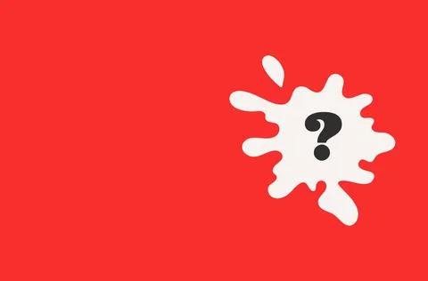 An illustration of question mark. Solution, decision and problem concept 스톡 일러스트