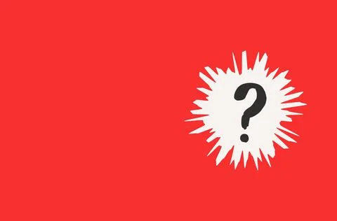 An illustration of question mark. Solution, decision and problem concept. 스톡 일러스트