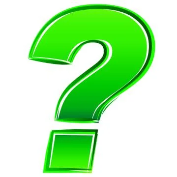 Illustration of question mark on white background Stock Illustration