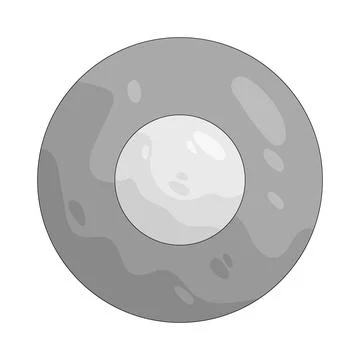 Illustration of radio button off Stock Illustration