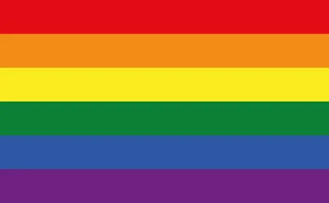 Illustration Rainbow Flag Illustrazione stock