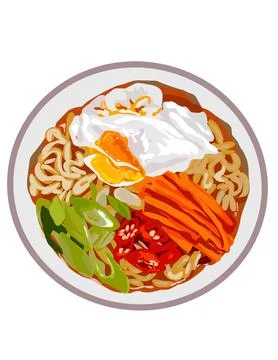 Illustration of Ramen Stock Illustration