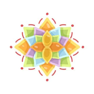 Illustration of rangoli イラスト素材