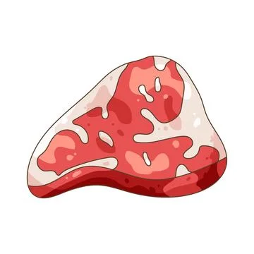 Illustration of raw meat cut イラスト素材